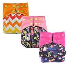 Load image into Gallery viewer, All-In-One  Cloth Diaper for Baby Bamboo Charcoal Eco-friendly Baby Cloth Diaper
