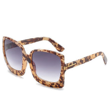 Load image into Gallery viewer, Fashion Oversized Women Square Big Frame Graduent Woman and Lady Sunglasses Brand Designer with  UV400 Protection gafas de sol mujer
