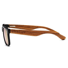 将图片加载到图库查看器，Luxury Handmade Polarized Handmade Bamboo Wood Universal Sunglasses In Zebra Wood Style  Vintage Wooden Frame Male Driving Sun Glasses Shades Gafas With Box and UV400Protection

