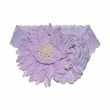 将图片加载到图库查看器，Luxury Modern Handmade Flower Headband Newborn Infant Pearl Flowers With Lace wide Headbands Bebes Hair Accessories Bow
