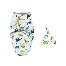 将图片加载到图库查看器，Baby Swaddle Blanket With Cap For Newborn Wrap Cotton Swaddling Bag Baby Envelope Sleep sack  Blanket .
