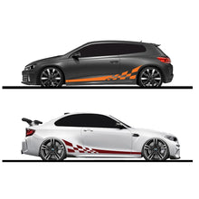 Load image into Gallery viewer, 2pcs/lot 220x25cm Car DIY Both Sides Stickers Race Stripes Camouflage Automobiles Products Car Wrap Vinyl Film Car Accessories
