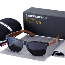 Load image into Gallery viewer, Wood Elegant Modern Classic Universal Men and Woman Sunglasses With Polarized  Glasses and UV400 Protection
