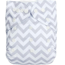 Load image into Gallery viewer, Baby One Size Fits All Reusable Baby Cloth Diaper with  Microfiber Insert Diaper For Baby Boys and Baby Girls In Modern New Printed Design
