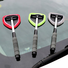 Load image into Gallery viewer, Window Scraping Mist Eliminator Microfiber Car Window Cleaner Telescopic Window Glass Cleaner Car Windshield Cleaning Brush
