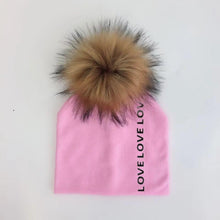 将图片加载到图库查看器，Newborn Kids Cotton Hats Cap With Pom Children's Hat Boy Accessories Toddler Caps
