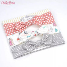 Load image into Gallery viewer, Baby Headband Flower Print Hair Wear for Newborn Baby Girl Headband for Little Girl Headbands Children Bow
