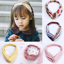 将图片加载到图库查看器，Cute Baby Girl Headbands Twisted Knotted Elastic Kids Hair Bands Turban Soft Children Head Bands for Baby Girls Hair Accessories
