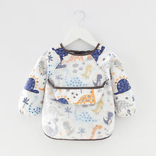 将图片加载到图库查看器，Modern Luxury NEW Baby Cute Cartoon Waterproof Long Sleeve Apron Baby  Feeding Bib for Children Baby and Kids
