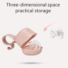 Load image into Gallery viewer, Portable Baby Pacifier Box Dustproof Cute Shark-Shaped Pacifier Snack Travel Storage Box Safe Case for Baby Pacifier
