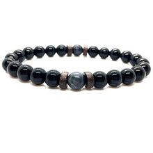 Load image into Gallery viewer, Lava Stone Men Wrist  Bracelet Natural Moonstone Bead Tibetan  Chakra Diffuser Bracelets For Men Jewelry Cool Gifts
