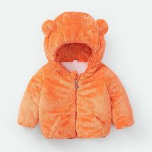 Load image into Gallery viewer, Shiny Toddler Baby Warm Hooded Coat Winter Outerwear Infant Clothes Cute Jacket Baby Clothes For Girls
