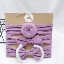 将图片加载到图库查看器，Baby Headbands For Newborn Hair Band Cute Baby Bow Flower Elastic Bow Headwear Kids Gifts Girl Hair Accessories
