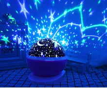 Load image into Gallery viewer, LED starry Night Light Projector Lamp For Baby And Children Sleep Room Interesting Light Shot Modern Lamp
