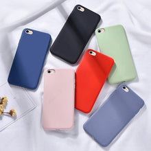 Load image into Gallery viewer, Soft-Touch Full-Body Protection Case For iPhone Case for iPhone 14 13 12 Pro Max Mini Cover Silicone Phone Case for iPhone Flexible Ergonomic Case Design  for iphone
