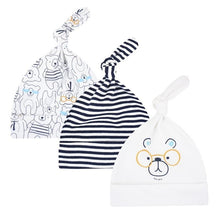 将图片加载到图库查看器，Printed Baby Hats &amp; Caps For Newborn Baby Accessories In Elegant Modern Design Set Of 3PCS For Baby Kids
