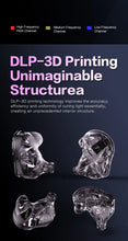 Load image into Gallery viewer, AUDIOSENSE DT600 HiFi Stereo 6BA IEMs with Detachable MMCX Cable 3D Printing Resin Shell Away from Bustle Immersed in Music
