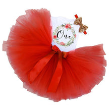 将图片加载到图库查看器，New 1st Birthday Tutu Baby Infant Christening Cake Dresses for Party Kids 1 Year Baby Girl For  Birthday Party
