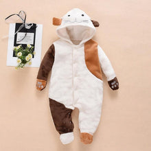 将图片加载到图库查看器，Luxury Modern Newborn Baby Boy/Girl Clothes Long Sleeve Hoddies Bear Zipper Baby Romper Clothes Autumn Winter Season For Kids and Baby
