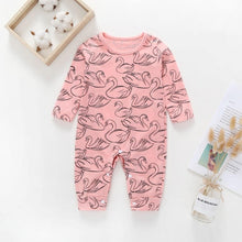将图片加载到图库查看器，Newborn Baby Boys Girls Rompers cute Animal Printed Long Sleeve Winter Cotton Kid Jumpsuit Playsuit Outfits Clothing
