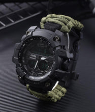 Load image into Gallery viewer, Military Survival  Men Watch With Compass/whistle /scraper/Waterproof 30M Outdoor Men Sports G Style -Shock Watch Relogio Masculino
