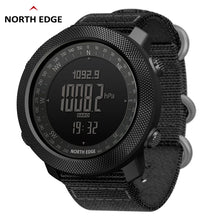 Load image into Gallery viewer, NORTH EDGE Men's sport Digital watch Hours Running Swimming Military Army watches Altimeter Barometer Compass waterproof 50m
