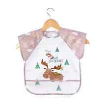 Load image into Gallery viewer, Baby Bibs Cotton Cartoon Children Accessories Short Sleeve Eco Friendly Waterproof Washable Clothing Bib for Kids
