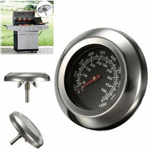 Load image into Gallery viewer, 500 ℃ 1000℉ Degree Roast Barbecue BBQ Smoker Grill Thermometer Temp Gauge Dia 3" Outdoor  Stainless Steel BBQ Thermometer 2023
