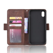 将图片加载到图库查看器，Wallet Cases For iPhone XR Case Magnetic Closure Flip Cover For iPhone X XS Max Leather Card Photo Holder Phone Bags PU Leather Flip Case Cover Stand Pocket for iPhone
