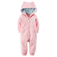 Load image into Gallery viewer, Modern High Quality Newborn Infant Baby Clothes Fleece Jumpsuit Boys Romper Hooded Jumpsuit Bear For Kids
