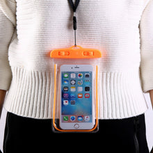 Load image into Gallery viewer, Colorful Pouch Universal Waterproof Cell Phones Useful Dropping Convenient To Use Lightweight Portable Bags Plastic Waterproof Underwater Pouch for Mobile Phone Case &amp; Strap 3.5 -6 inch
