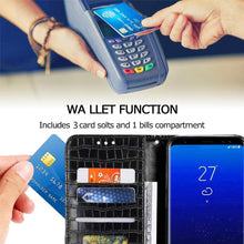 Load image into Gallery viewer, Luxury Pattern Flip Case For iPhone 13 12 Mini 11 Pro Leather Holder Card Stand Wallet Cover Protection Anti Radiation Wallet Phone Case For iPhone
