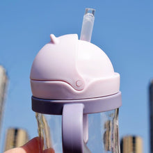 Load image into Gallery viewer, Cartoon 250ml Baby Feeding Bottle For Infant Children Drinking Bottle For Kids Non-spill Portable Straw Water Bottle Drinkware
