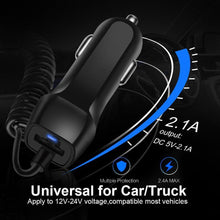 Load image into Gallery viewer, Car Charger With USB Cable Mobile Phone Charger Micro USB Type C Cable Fast Car Phone Charger
