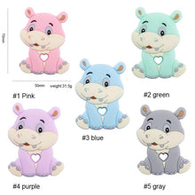 将图片加载到图库查看器，New Sets Baby Silicone Teether Rodent Silicone Animal Fox Teeth Chew Children Goods
