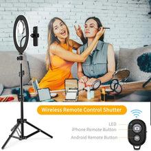 Load image into Gallery viewer, 26cm LED Selfie Ring Lamp Photographic Selfie Ring Lighting
