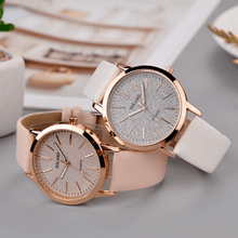将图片加载到图库查看器，New STEVVEX Sky Watch Women Lady Watch For Woman Casual Quartz Leather Band Analog women clock luxury Wristwatch For Women and Girls
