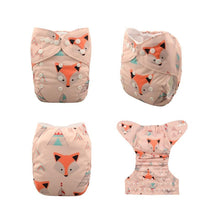 将图片加载到图库查看器，ModernLuxury Printed Baby Cloth Diaper Reusable Cloth Nappy Snap Adjustable Pocket Diaper Nappies For Baby Kids
