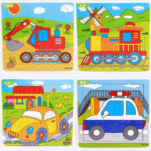 将图片加载到图库查看器，1 Pcs Animal Wooden Puzzles For Children In Wooden 3D Mosaic Puzzles Kids Educational Toys Design  For Baby Birthday Gifts
