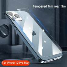 Load image into Gallery viewer, Back Tempered Glass For Iphone 12 11 13 Pro Max Xs Max Xr X 14 Pro Max Screen Protector Glass For Iphone 7 8 6 6s Se 13 12 Mini Anti-scratch Back Screen Guard For Iphone
