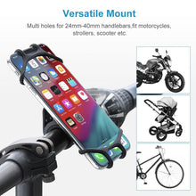 Load image into Gallery viewer, Unbreakable Bike Black Mount Phone Bicycle Mobile Cellphone Holder Motorcycle Support

