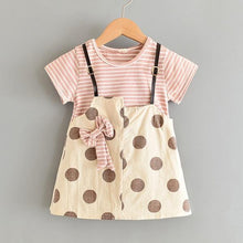 将图片加载到图库查看器，Modern Baby Newborn Toddler Girls Summer Tutu Dress With Printing Princess Dresses Sundress And Hat
