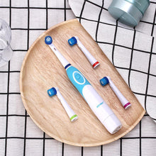 Load image into Gallery viewer, Modern  Rotation Proffesional Electric Toothbrush with 4 &amp; 8 Replacement Heads Deep Clean Battery Operated Tooth Brush Teeth Whitening Teethbrush For Adults
