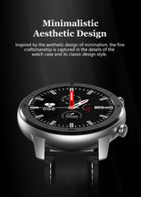 将图片加载到图库查看器，Modern Full Round Touch Display Smart Watch for Men In Business Luxury Style With IP68 Waterproof Protection and Heart Rate Blood Pressure Monitor 5 Days Standby Smartwatch
