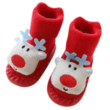 将图片加载到图库查看器，Baby Socks Christmas Newborn For Baby Boys/Girls Christmas Floor Socks Anti-Slip Baby Step Socks For Baby Kids
