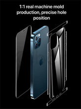 Load image into Gallery viewer, 360 Front+Back Full Body Film On the Screen Protector For iPhone 14 13 Pro Max 12 Temper Film Premium HD Clarity Anti-Fingerprint/Scratch Screen Protector 11 Mini Ultra Thin Matte Clear Cover
