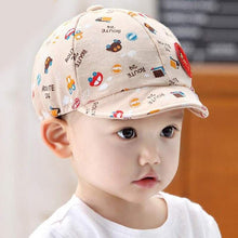 Load image into Gallery viewer, Baby Boy Hat Letter Kids Baseball Cap Cotton Adjustable Sun Hats Girls Peaked Caps Summer Winter In Modern Design
