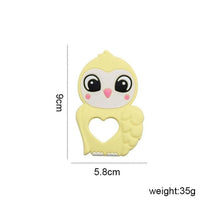 Load image into Gallery viewer, Silicone Baby Teether Toddler Toy,  Stroller Accessories For Pacifier Chain Owl Food Grade Toys Baby Teether
