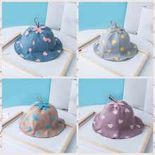 将图片加载到图库查看器，Baby Girl Summer Outdoor Beach Floral  Lovely Lace Princess  Bucket Sun Hat For Girls
