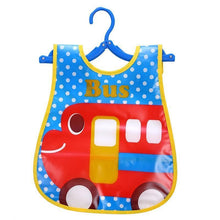 将图片加载到图库查看器，Modern Interesting Cartoon Adjustable Baby Bibs Waterproof Lunch Feeding Bibs Baby Cartoon Feeding Cloth Children Bib For Kids
